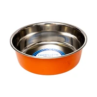 Country Living Set of 2 Heavy Gauge Stainless Steel Dog Bowls - Non-Skid, Durable & Rust-Resistant, Perfect for Food Water