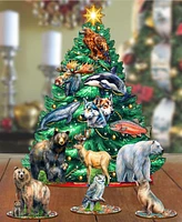 Designocracy Holy Gifts Nativity-Themed Collectible Tabletop Christmas Tree by G.DeBrekht