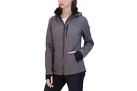 Hfx Women's Lightweight Softshell Water Resistant Jacket