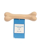 Country Living Recyclable Nylon Chew Dog Bone Toy - Chicken Flavored, Durable and Long-Lasting for Aggressive Chewers