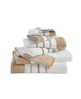 Linery & Co Co. Combed Cotton Decorative 6-Piece Bath Towel Set