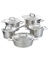 BergHOFF DiNA Meta 10pc Recycled 18/10 Stainless Steel Cookware Set