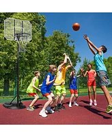 Slickblue Portable Basketball Hoop System with Adjustable Stand