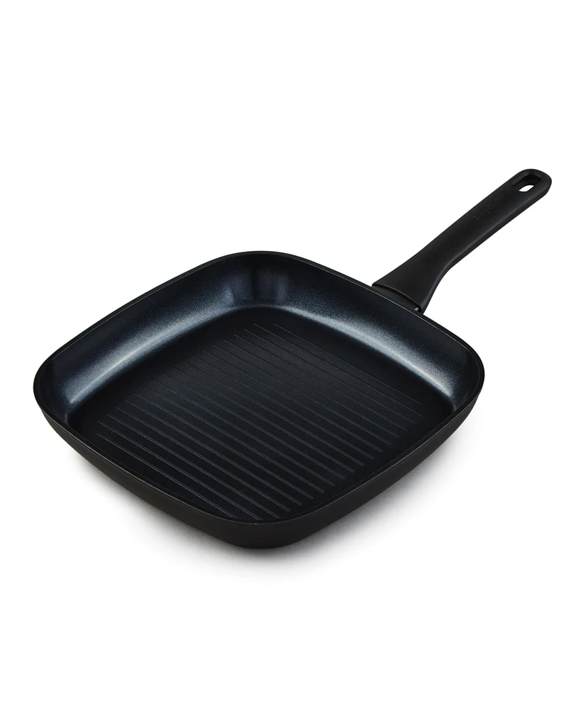 BergHOFF DiNA Helix Recycled Aluminum Nonstick Ceramic Grill Pan, 10.25"