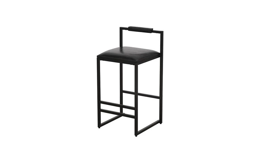 Slickblue Counter Height Bar Stools with Backrest Set of 2, Stylish and Comfortable Seating