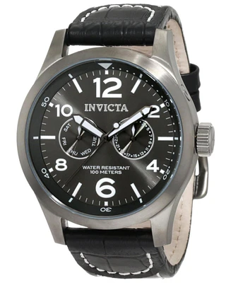 Invicta Men's 10492 I-Force Quartz Multifunction Charcoal Dial Watch