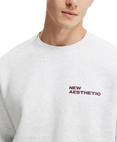 Cotton On Men's Box Fit Graphic Crew Sweatshirt