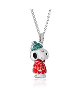 Peanuts Snoopy Puffer Jacket Pendant