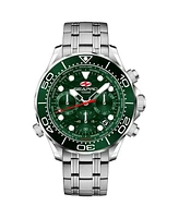 Seapro Men's Mondial Timer Green Dial Watch - SP0155