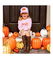 Sweet Wink Girls Pumpkin Bow Hat