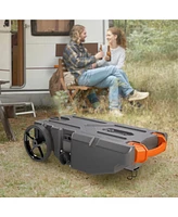 Camco 39006 Rhino Portable 36 Gallon Rv Waste Tank Holding Hose and Accessories
