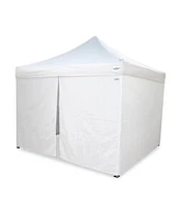 Caravan Canopy Pro 2 12 x 12 Foot Straight Leg Instant Canopy & Sidewalls, White