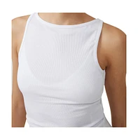 Cotton On Women's Staple Rib Boat Neck Tank