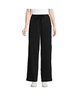 Lands' End Women's Serious Sweats High Rise Relaxed Straight Leg Pants