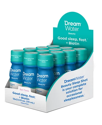 Dream Water Dream Water: Sleep Aid & Beauty Shot - 12pk