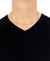 20" Curb Link Chain Necklace (3-1/6mm) in Solid 14k Gold