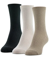 Gold Toe Women's 3-Pk. Sparkle Rib Midi Socks