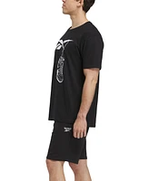 Reebok Men's Practice Logo Sneaker Graphic T-Shirt