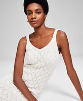 And Now This Women's Crochet Tank Midi Dress, Created for Macy's