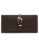 Anne Klein 2 Piece Gift Set with Sculpted Buckle Wallet and Removeable Card Organizer