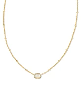 Kendra Scott 2-Pc. Set Mother of Pearl & Pave Large Small Mini Elisa Pendant Necklaces