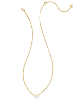 Kendra Scott 14k Cubic Zirconia Pendant Necklace & C-Hoop Earrings Set