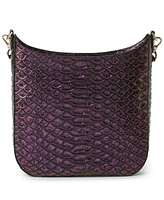 Brahmin Leia Excelsior Embossed Leather Crossbody