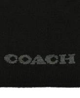 Coach Men's Signature Reversible Logo Beanie