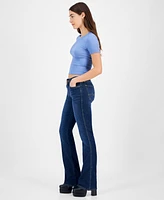 7 For All Mankind Women's Kimmie Mid-Rise Bootcut Jeans