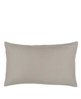 Designers Guild Tanjore Berry Cotton, Linen Embroidered Decorative Pillow