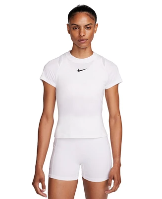 Nike Women's Court Advantage Dri-fit Short-Sleeve Top