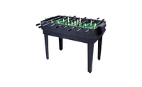 Slickblue 5-in-1 Multi-Game Table - Billiards, Push Hockey, Foosball, Ping Pong, and Basketball