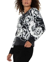 Liverpool Los Angeles Women's Floral Crewneck Sweater