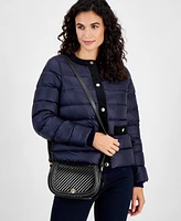 Giani Bernini Small Quilted Saddle Crossbody, Created for Macy's