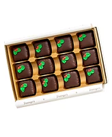 Bissinger's Handcrafted Chocolate Holiday Dark Chocolate Petit Fours, 12 Piece