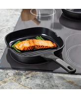 BergHOFF Leo Stone+ 5pc Nonstick Ceramic Specialty Pan Set with Turner, Recycled