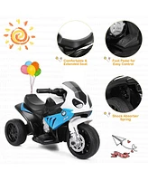 Costway Kids Ride On Motorcycle Bmw Licensed 6V Electric 3 Wheels Bicycle Music&Light