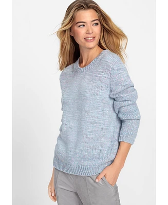 Olsen Women's Multi-Colour Shimmer Pullover