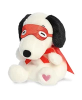 Aurora Mini Palm Pals Snoopy Kissing Bandit Peanuts Timeless Plush Toy White 5"