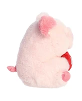 Aurora Mini Kiss Pig Rolly Pet Round Plush Toy Pink 5"