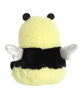 Aurora Mini B Mine Bee Rolly Pet Round Plush Toy Yellow 5"