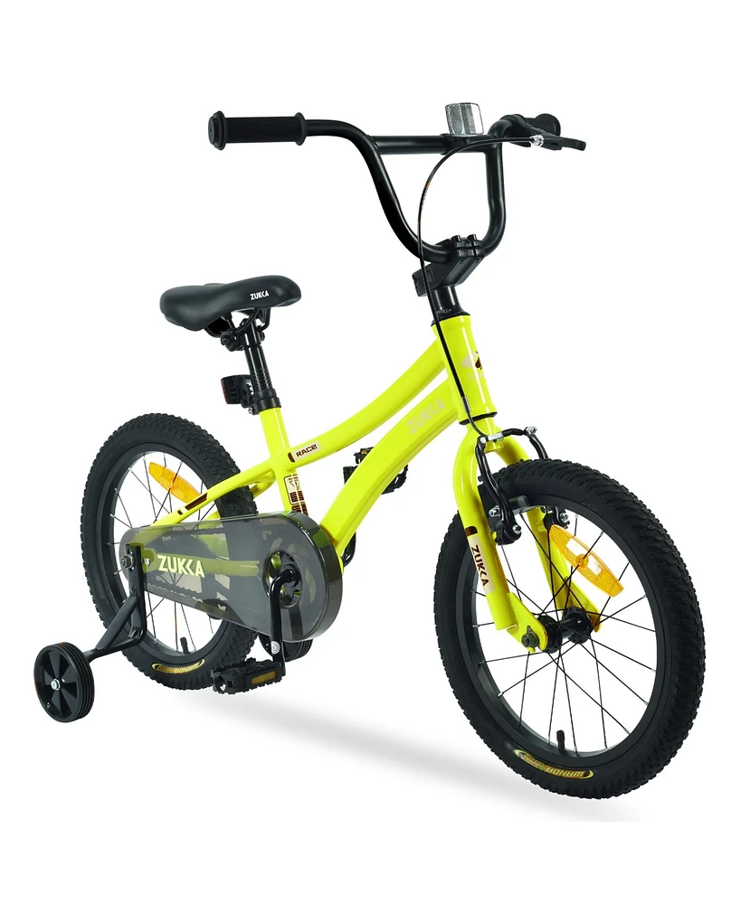 Slickblue Kids Bike - Bicycle with Training Wheels for Boys & Girls