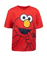 Sesame Street Baby Boys Elmo Cookie Monster T-Shirt and Shorts Outfit Set to