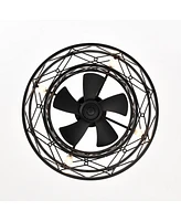 Slickblue Low Noise Modern Ceiling Fan with Reversible Motor for Farmhouse & Bedroom Living Room