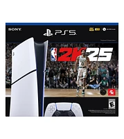 Sony PlayStation 5 Slim Console Digital Edition - Nba 2K25 Bundle - Black