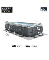 Intex 26363EH 24' x 12' x 52" Rectangular Ultra Xtr Frame Swimming Pool w/ Pump