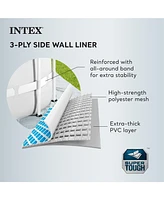Intex 26723EH 15ft x 42in Prism Frame Above Ground Swimming Pool Set with Filter