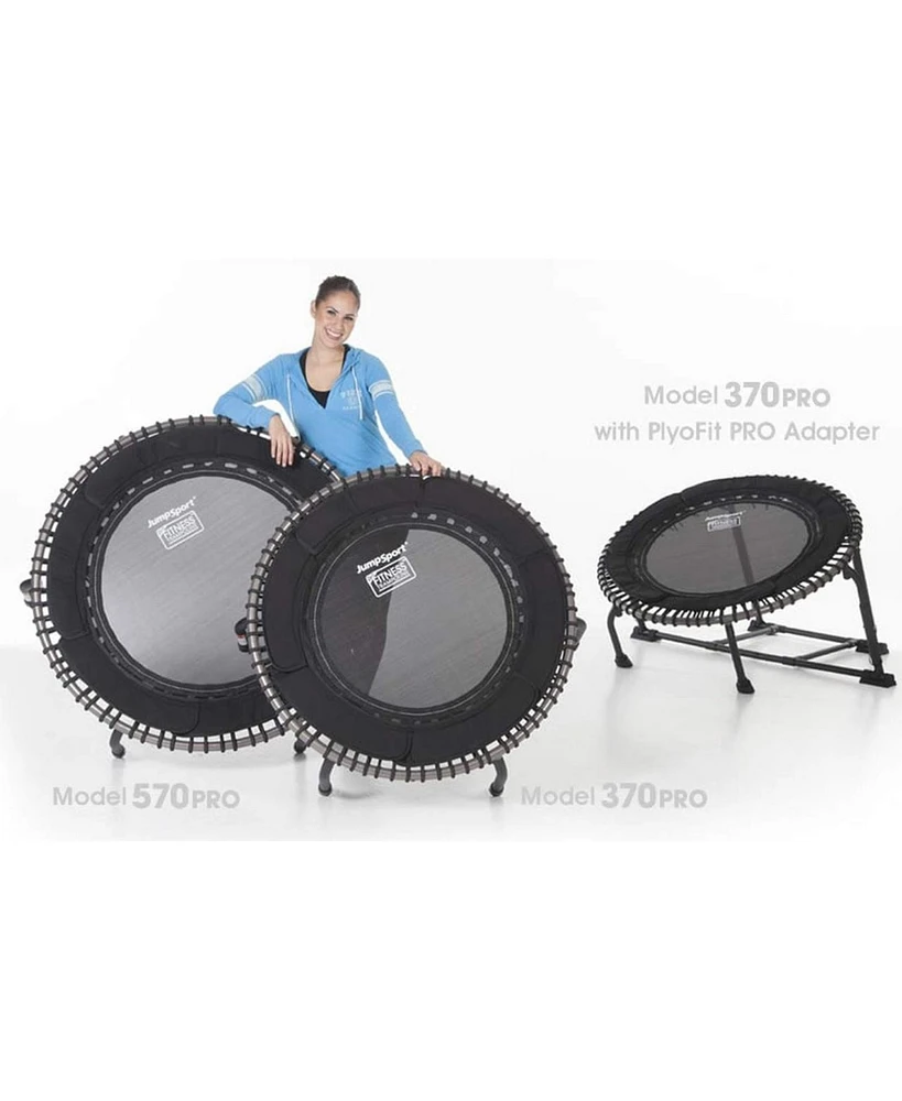 JumpSport 350 Pro Lightweight 39-Inch Fitness Trampoline & Handle Bar Accessory