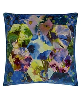 Designers Guild Kashmiri Cobalt Velvet Decorative Pillow