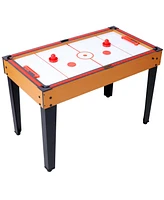 Slickblue 5-in-1 Multi-Game Table: Billiards, Air Hockey, Foosball, Ping Pong & Basketball